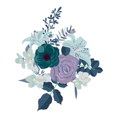 vektör çizim çiçekleri