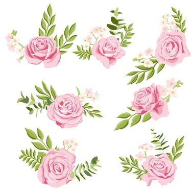 vektör çizim çiçekleri