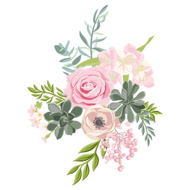 vektör çizim çiçekleri