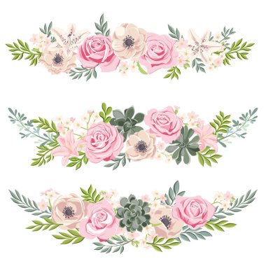 vektör çizim çiçekleri