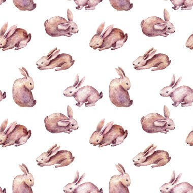 Tatlı tavşanın suluboya çizdiği kusursuz desenler.