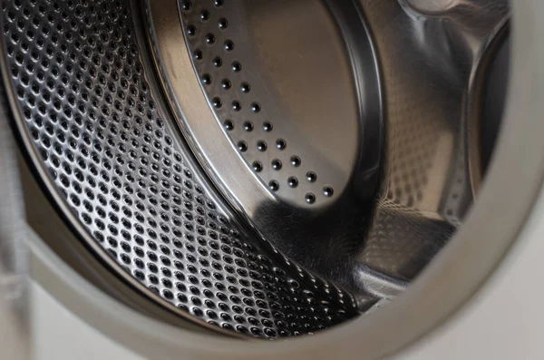 Empty drum of the washing machine. — Stock Photo, Image