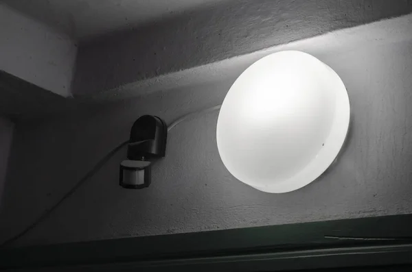 Acil Durum Işığı Hareket Sensörü Kapalı Alanda Acil Durum Işığı — Stok fotoğraf