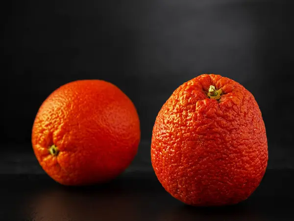 Galette Met Rode Siciliaanse Sinaasappels Suiker Tijm Galette Ligt Bakpapier — Stockfoto