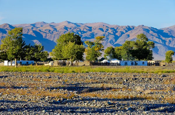 Krajobraz mongolskiego stepu — Zdjęcie stockowe