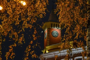 .Ulyanovski şehrinin tepesinden Aanorama. Rusya