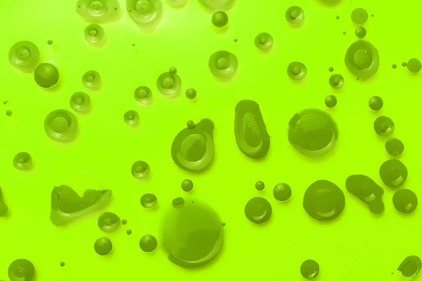 Абстрактний Фон Крапель Зеленої Фарби Зеленому Склі — стокове фото