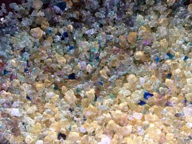 Arka plan olarak çok renkli tuz.