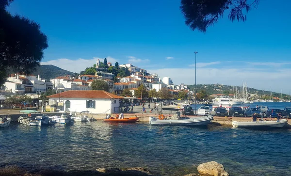 View Skiathos Landscape Water Side — 스톡 사진