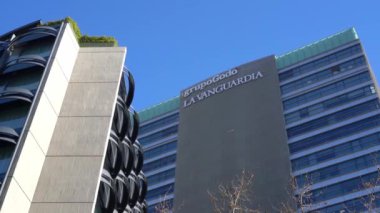 Katalan gazetesi La Vanguardia 'nın yayınevinin yüksek binası