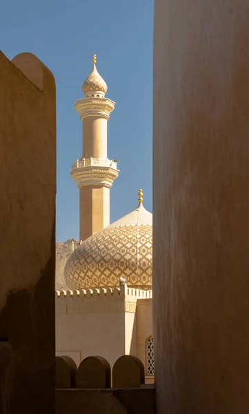 Nizwa, Omã Península Arábica Panorama Fort — Fotografia de Stock