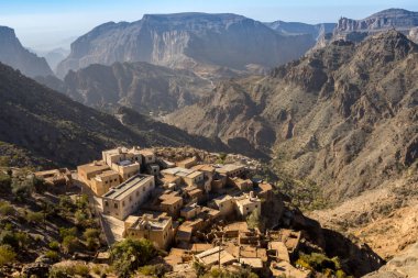 Diana bakış açısı Umman dağlar Jabal Akhdar Al Hajar Dağları