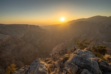 Jabal Akhdar Al Hajar Dağları'nda Umman Dağları