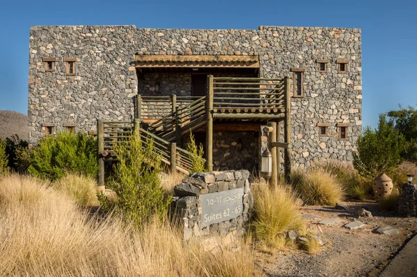 Montagne dell'Oman a Jabal Akhdar nelle montagne di Al Hajar — Foto Stock