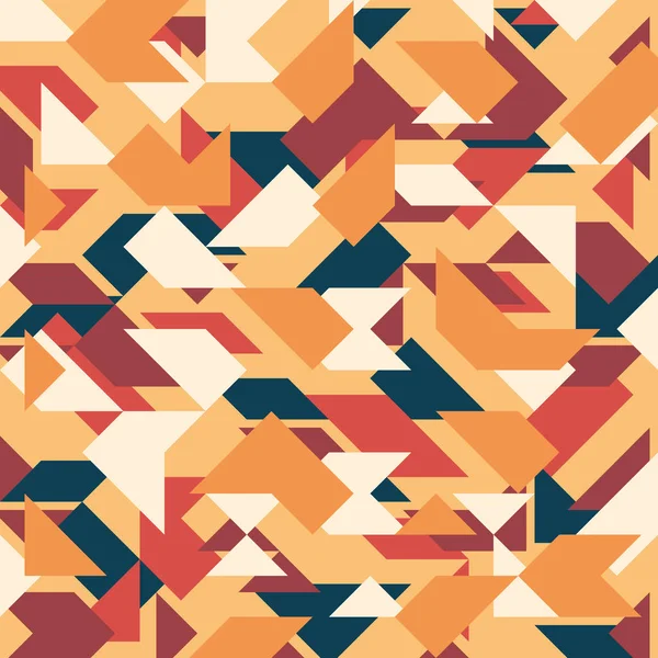 Geometrické Pozadí Abstraktní Retro Překrývající Trojúhelníky Obrovské — Stockový vektor