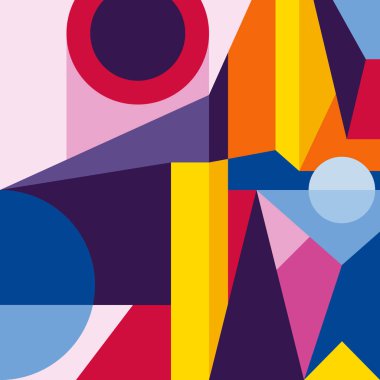 Modern geometrik arka plan. Kompozisyon 2