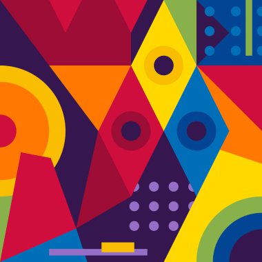 Modern geometrik arka plan. Kompozisyon 16