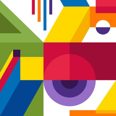 Modern soyut geometrik desen. Bileşim 2