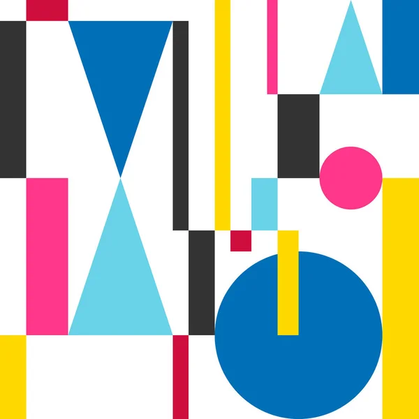 Renk bloğu soyut geometrik desen. Bileşim 1