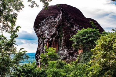 Fil Taşı, Phu Sing Ulusal Parkı, Bueng Kan Tayland, 2017