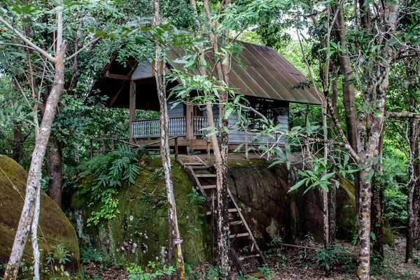 Phu Sing Ulusal Parkı 'nda bir kulübede, Bueng Kan, Tayland
