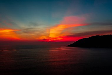 Promthep Burnu 'ndan çarpıcı bir günbatımı