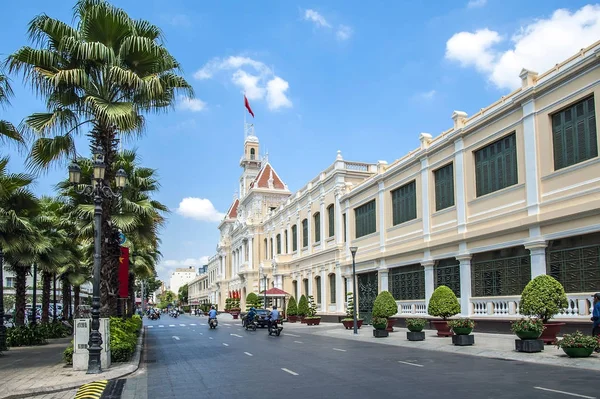 Edificio Del Comité Popular Construido Dominación Francesa Ciudad Hochiminh Vietnam —  Fotos de Stock