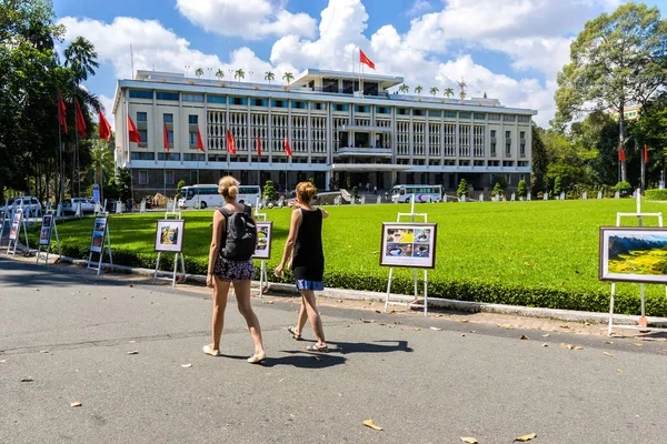 Sala Dell Indipendenza Nella Città Hochiminh Vietnam — Foto Stock