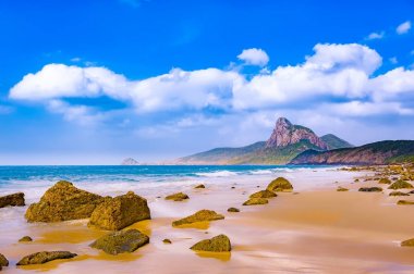 CON DAO- VIETNAM: Lanscape of Con Dao island in Ba Ria Vung Tau province, Vietnam. Con Dao was the most harsh prison in the war in Vietnam and today Con Dao is considered as a tourist island with beautiful pristine beaches, cool blue water. clipart
