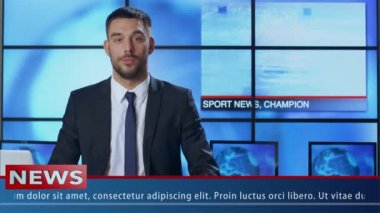 Erkek haber sunucusu