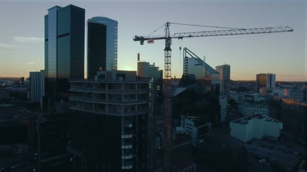 Aerial Shot of Business rascacielos — Vídeo de stock