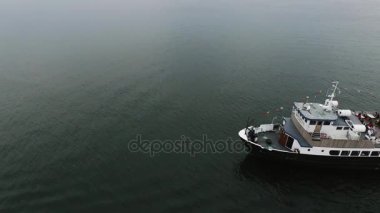 Hava uçak atış eski Vintage feribot deniz cruise.