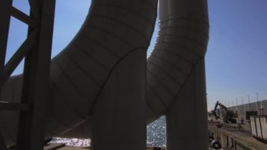 Kargo liman Vinçler ile çekim