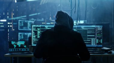 Tehlikeli kukuletalı Hacker tatili hükümet veri girmeye ve 