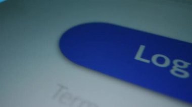 Makro Görüntüyü Kapat: Açık Uygulama Yetkilendirme Ekranı ile akıllı telefon Assword Günlük Kaydını Etkinleştir. Erişim Penceresinde Mobil İmza ile Dokunmatik Ekran Cep Telefonu Aygıtı