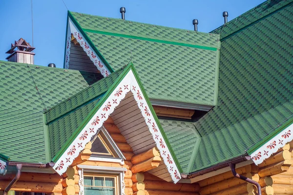 Details of wooden country house — Stock Image Details of wooden country house Royalty Free Stock Images