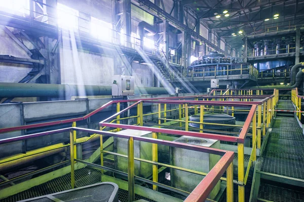 Fabrikanın sanayi içi — Stok fotoğraf