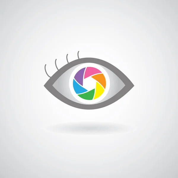 Sluiter oogpictogram — Stockvector