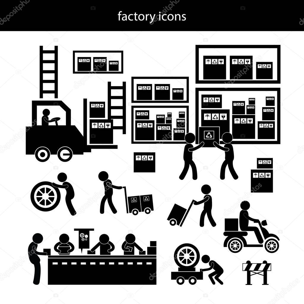 manufacturer and distributor icons