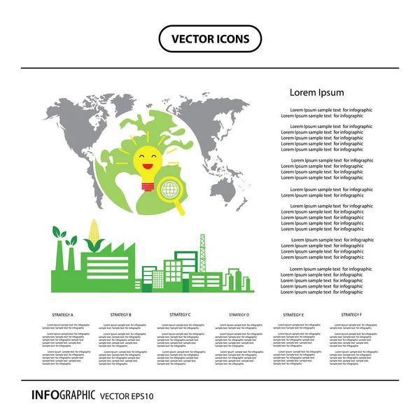 Combustibles écologiques de remplacement — Image vectorielle