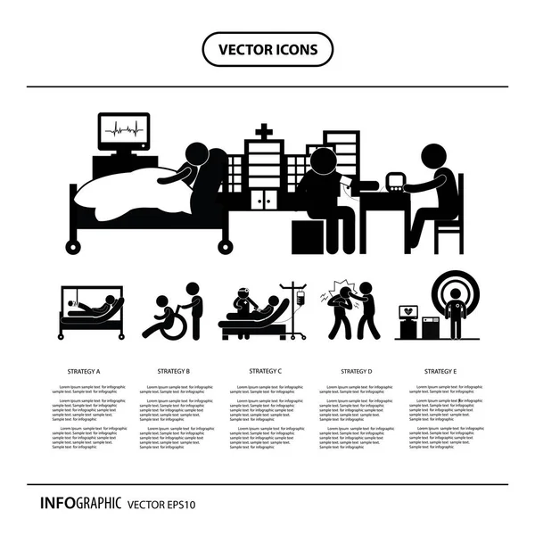 Medische iconen ingesteld Stockvector