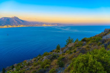 Yukarıdan Alanya city üzerinde göster