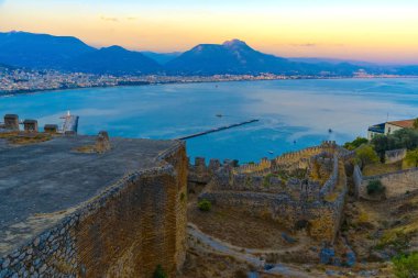 Alanya şehir ve deniz havadan görünümü