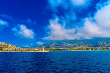 Alanya deniz feneri ile manzara