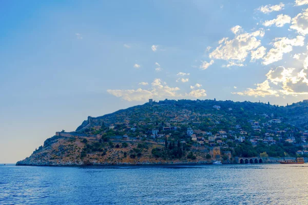 Vista da península de Alanya — Fotografia de Stock