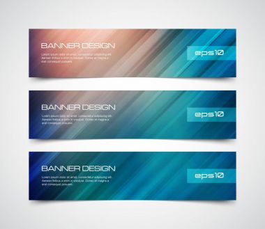 renkli afiş kümesi