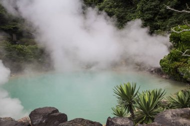 Umi Jigoku Beppu, Japonya, deniz cehennemde adını kobalt mavisi kaynar su birikintisi gelir..