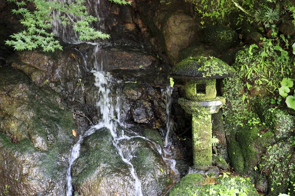 Stone Lantern Japanese Garden — Stock Photo, Image