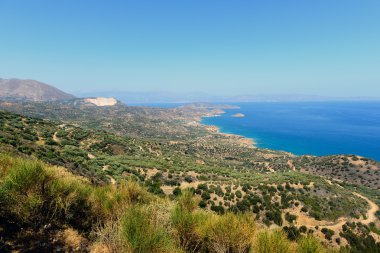 Crete, Yunanistan ada manzara Panoraması