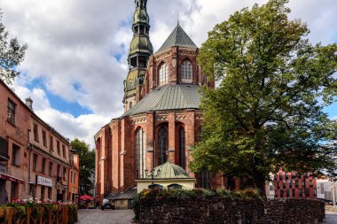 Eski şehir Riga ortaçağ kilise